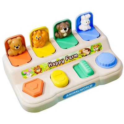 Cute Farm Animal Pop-Up Puzzle Press & Twist - B24
