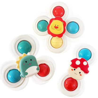 Suction Cup Spinners Sensory Toy 3 Pieces - 471