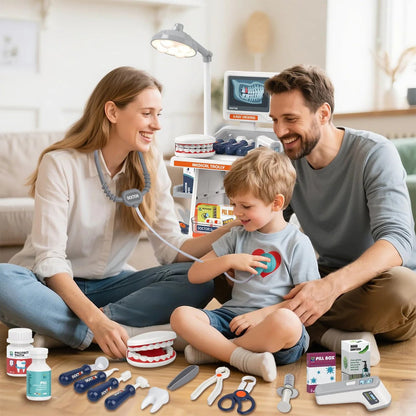 Realistic Medical Trolley Playset for Kids - 091