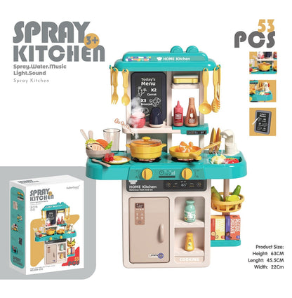Realistic Kitchen Sink Play Set with Light & Sound - 255