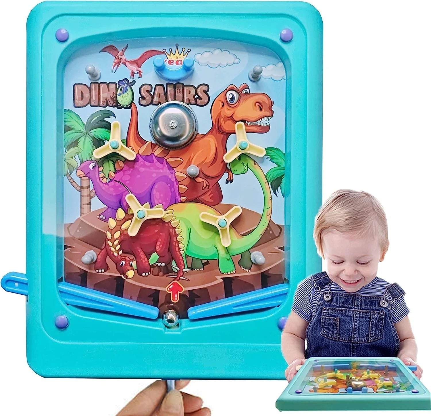 Interactive Hand Pinball Fun Game For Kids