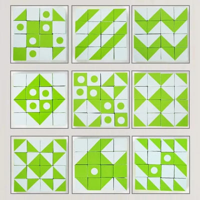 Wooden 3D Montessori Geometry Pattern Blocks
