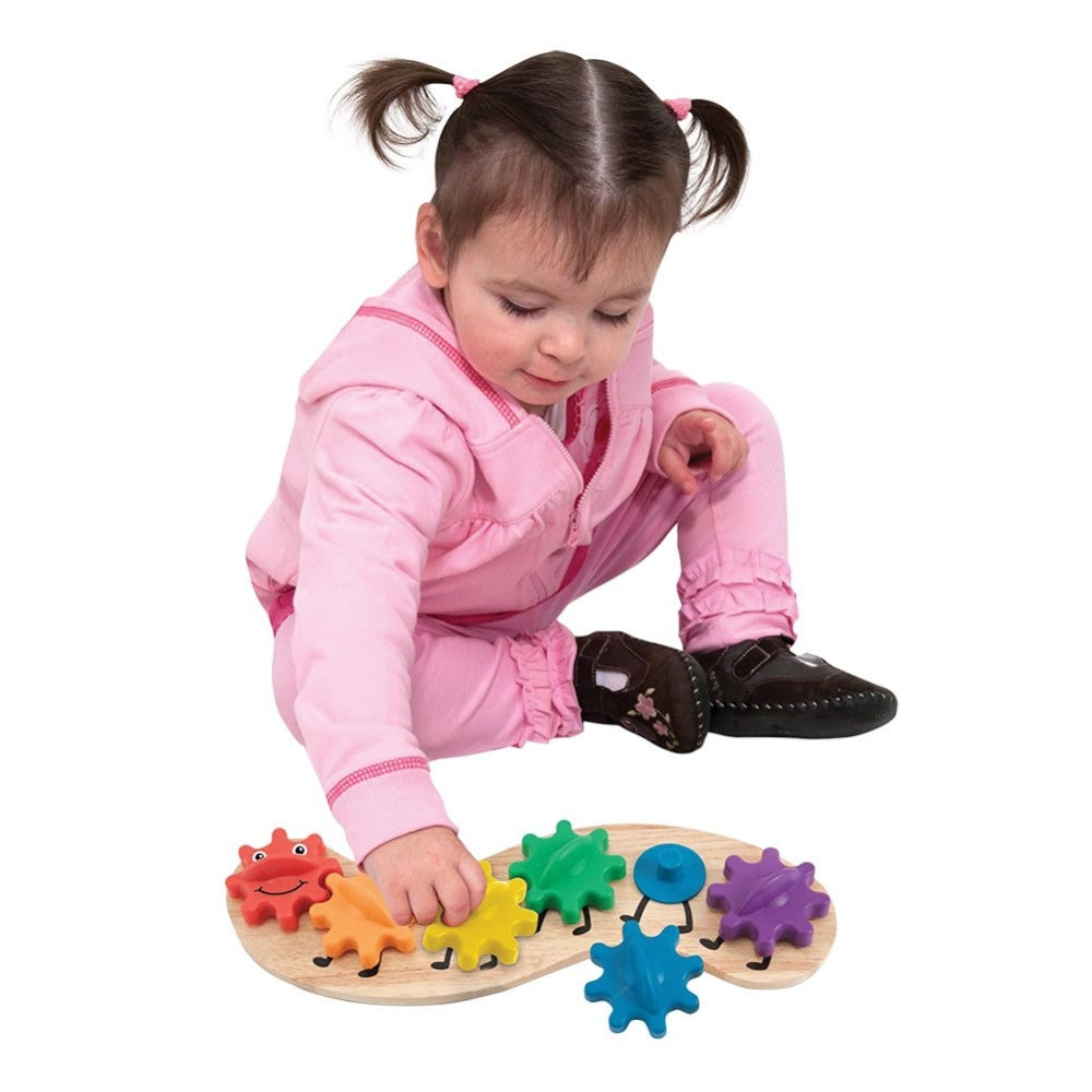 Colorful Rotating Gear Caterpillar - 403