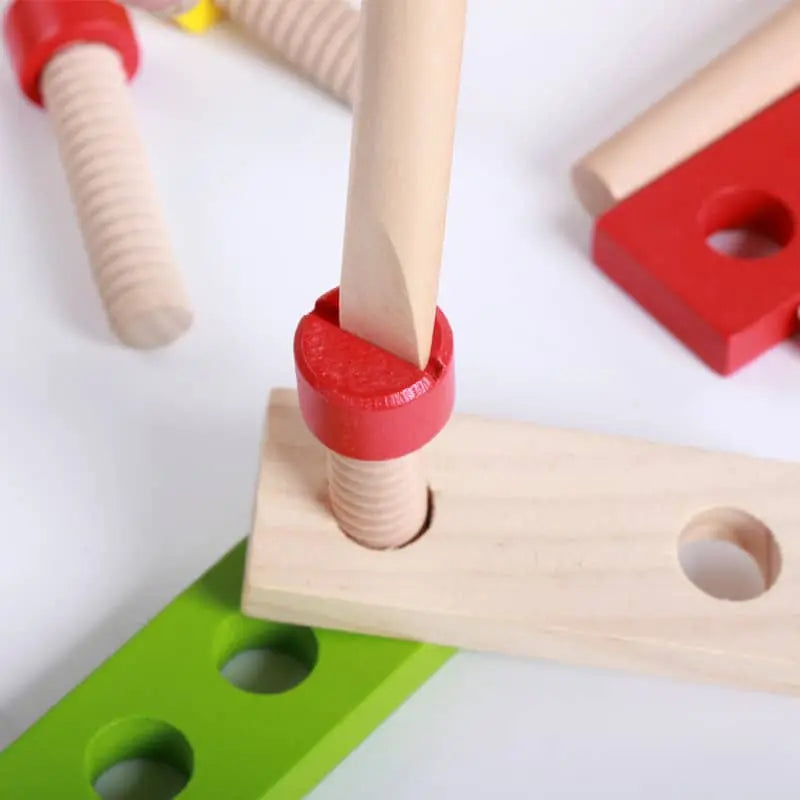 Wooden DIY toolkit for kids