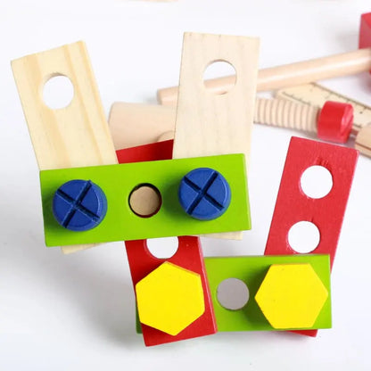 Wooden DIY toolkit for kids