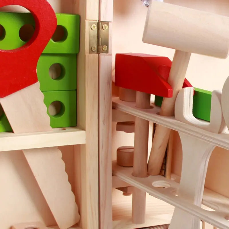 Wooden DIY toolkit for kids