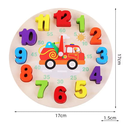 Wooden Digital Learning Clock