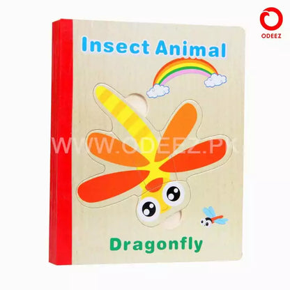 Wooden Puzzle Book for Kids - Random Character