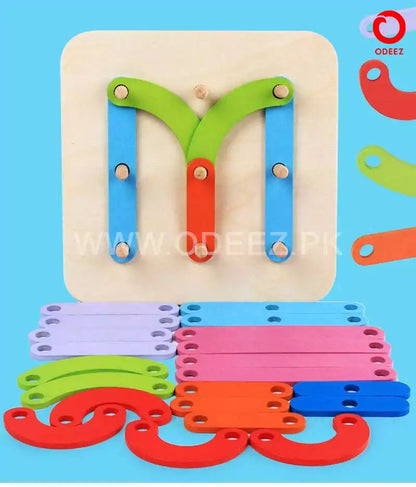 Wooden Shape Combination Puzzle - 127