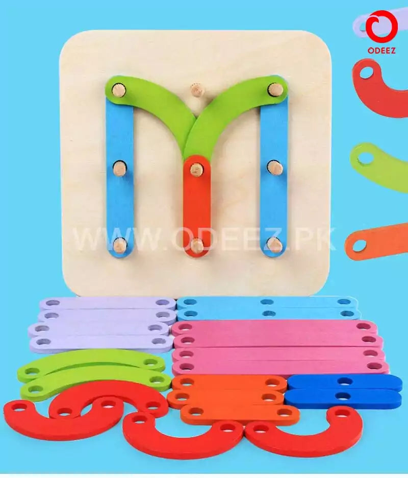 Wooden Shape Combination Puzzle - 127