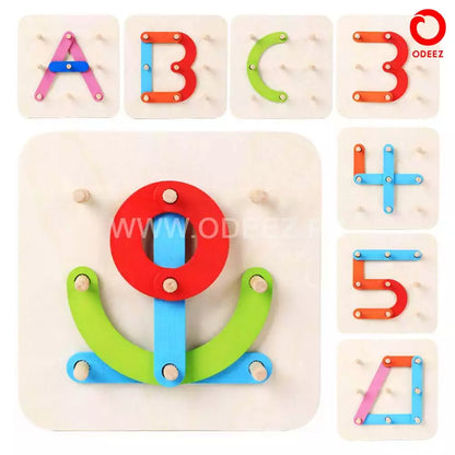 Wooden Shape Combination Puzzle - 127