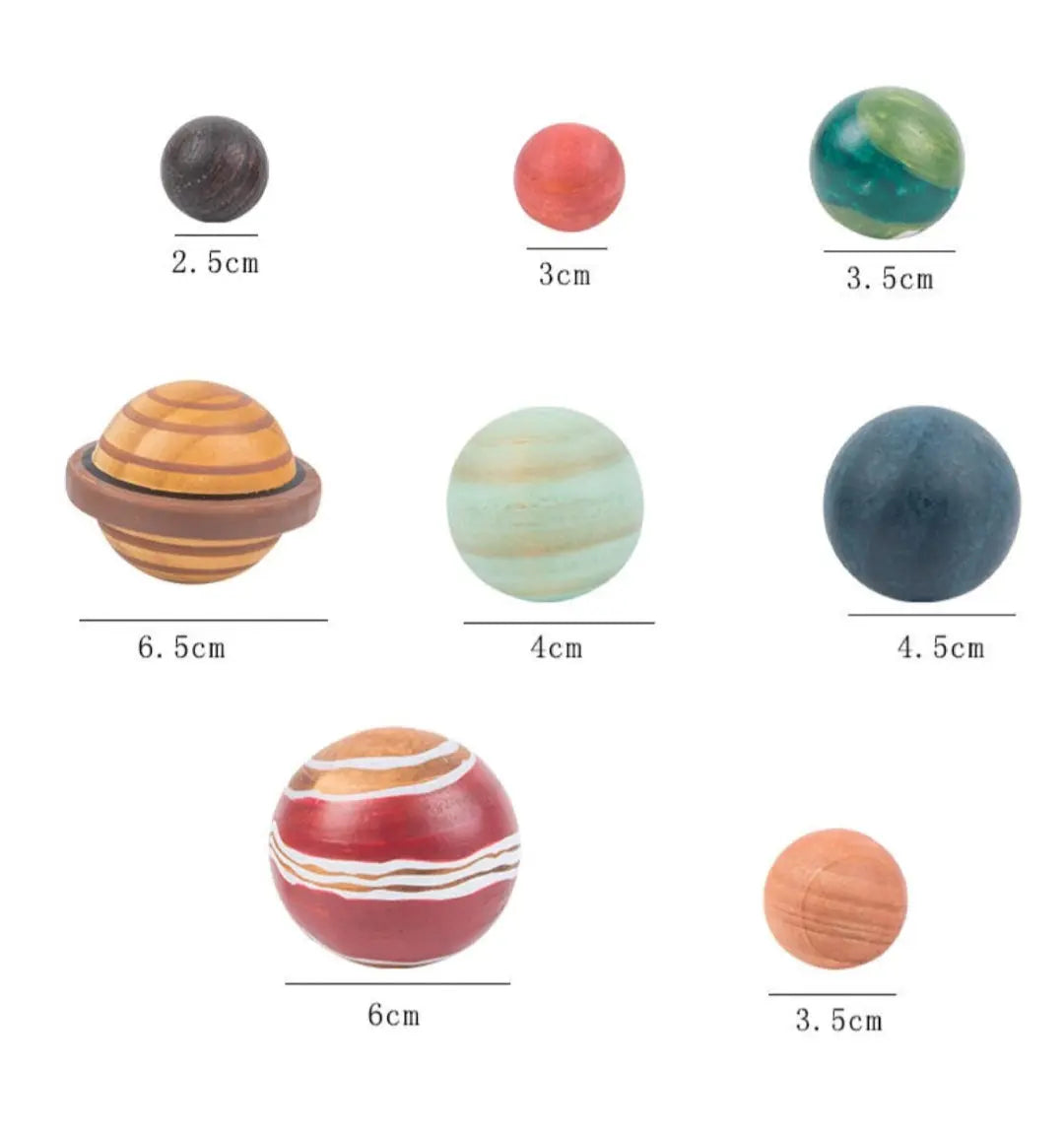 Wooden Solar System Planet Matching Toy