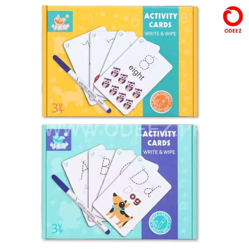 Write & Wipe learning cards Alphabets