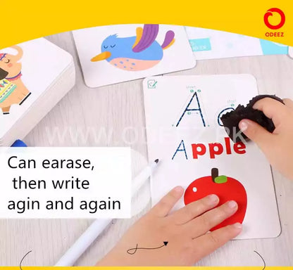 Write & Wipe learning cards Alphabets