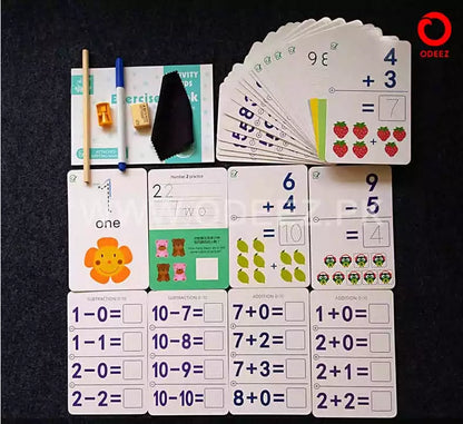 Write and Wipe Learning Cards Mathematics