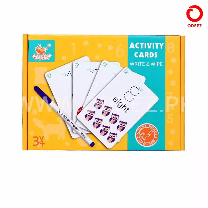 Write and Wipe Learning Cards Mathematics