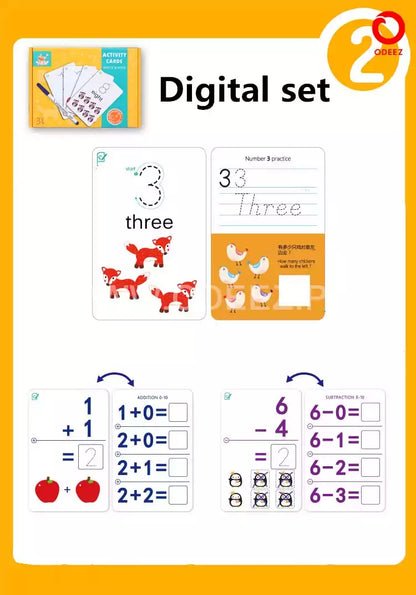 Write and Wipe Learning Cards Mathematics