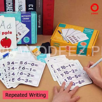 Write and Wipe Learning Cards Mathematics