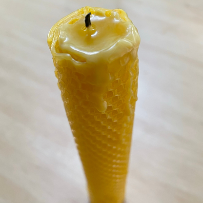 6 Beeswax Candle Rolling Sheets Natural Honey Scent Kids Bee Theme Craft DIY Making Kit