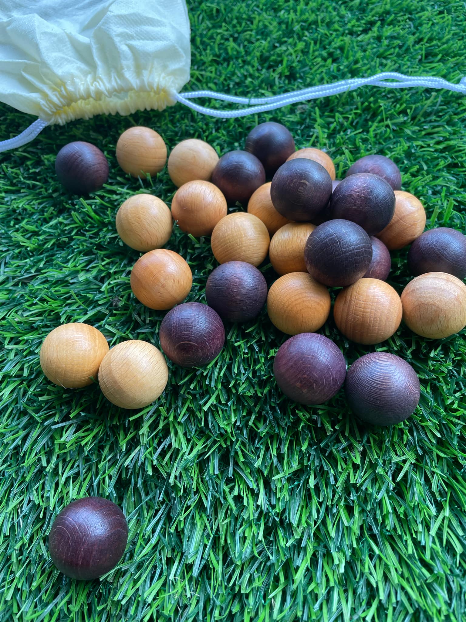 Loose Parts Rustic Bag of Balls 2.5cm