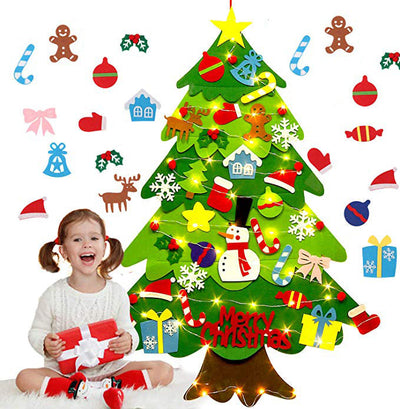 Árbol de Navidad de fieltro