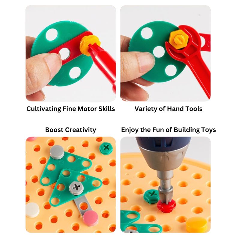 205-Piece Montessori Building & Learning Tool Kit