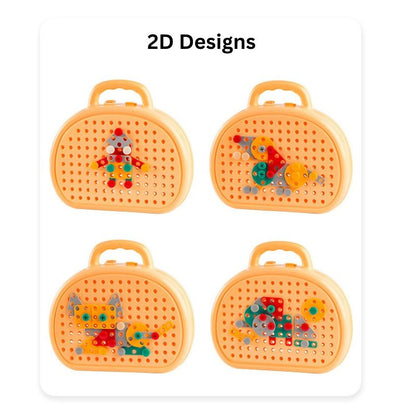 205-Piece Montessori Building & Learning Tool Kit