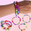 Fidtoy Make Cute Jewellery Pendant Set for Kids DIY Necklace Bracelet Craft Kit Age 6+