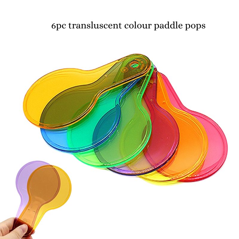 Colour Paddle Pops 6pc