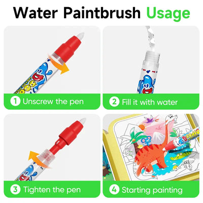 Montessori Water Coloring Book V2