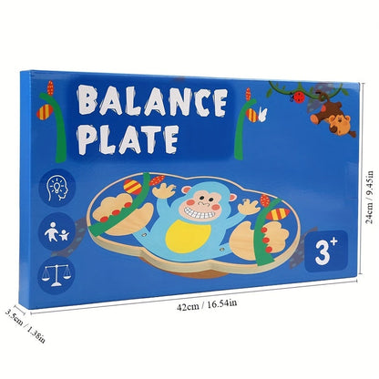 Wooden Balance Board for Kids' Fun and Development