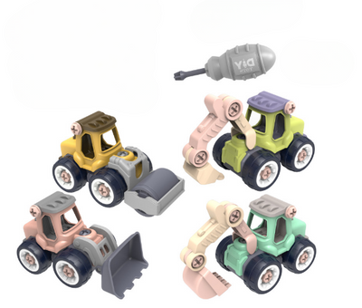 Juego de Vehículos de Ingeniería en Miniatura de Bouw-Masters