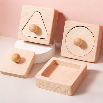 Wooden Shape Recognition Board for Toddlers