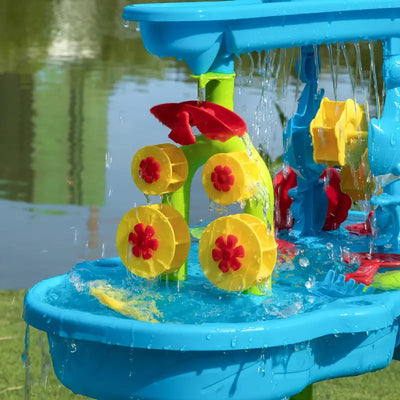 AquaPlay – Plaisirs d'été & Découverte – Table de jeu sable et eau 3 niveaux