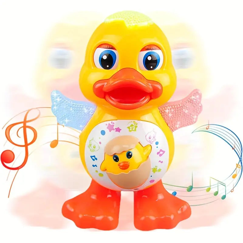 Fidtoy Musical Dancing Duck Toy with Lights and Music – Interactive Moving Duck Toy for Toddlers and Kids