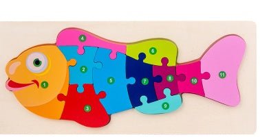 Educational 3D Wooden Puzzle for Children