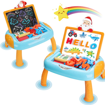 Mesa de aprendizaje de doble cara para niños pequeños Fidtoy