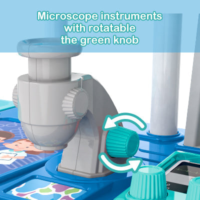 Doctor Playset for Kids Pretend Medical Station with Realistic Features & Lights - Educational Role Play Toys for 3-5 Year Old Girls and Boys - Perfect Gift for Christmas Birthday