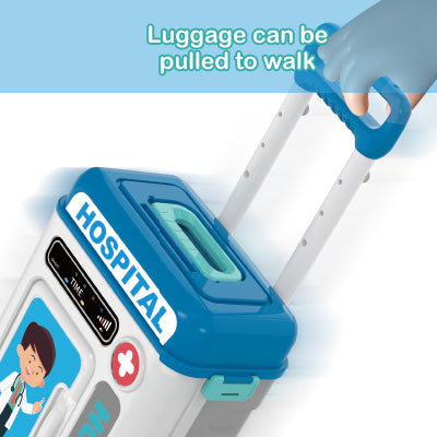 Doctor Playset for Kids Pretend Medical Station with Realistic Features & Lights - Educational Role Play Toys for 3-5 Year Old Girls and Boys - Perfect Gift for Christmas Birthday