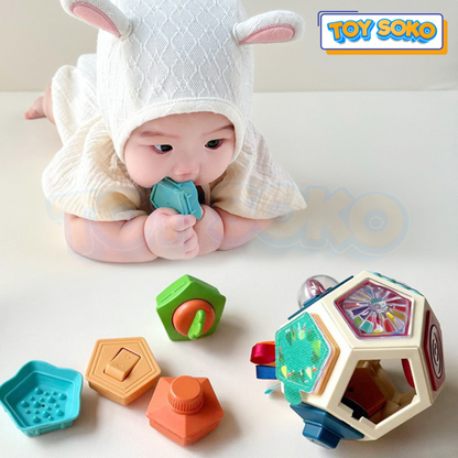 Sensory Toys for Babies – Interactive Activity Cube for Learning