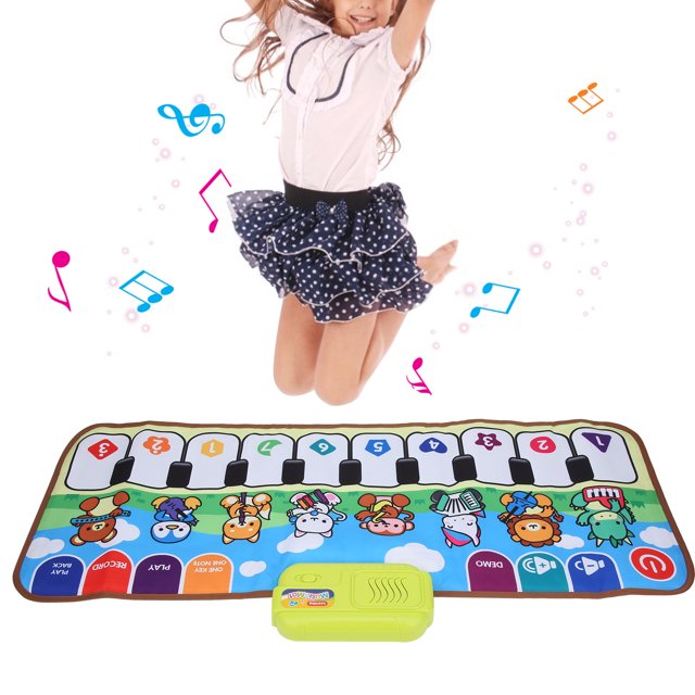 Tapis musical Fidtoy Piano – Tapis de jeu musical pour bébés et enfants