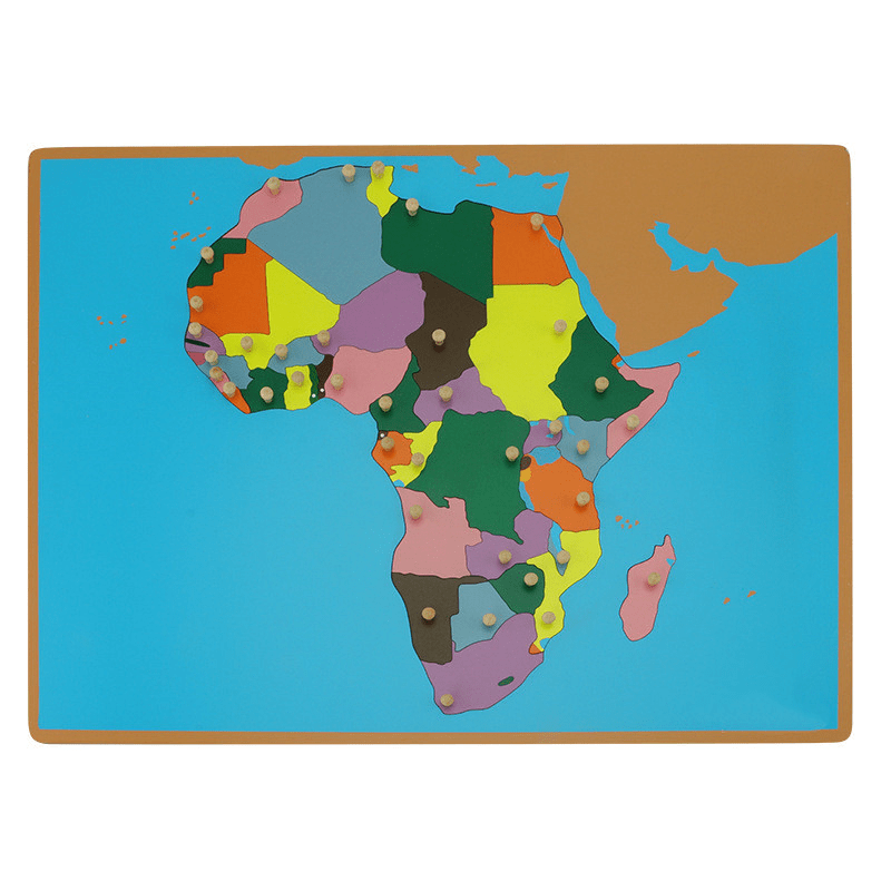 Africa Puzzle Map Montessori