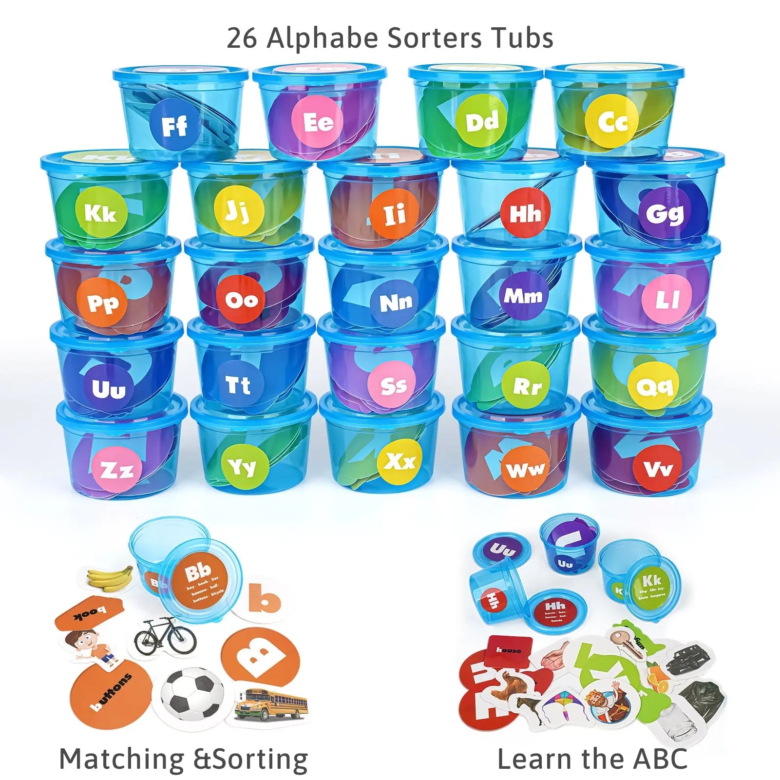 Alphabet Learning Set - Montessori Educational Toy for Toddlers