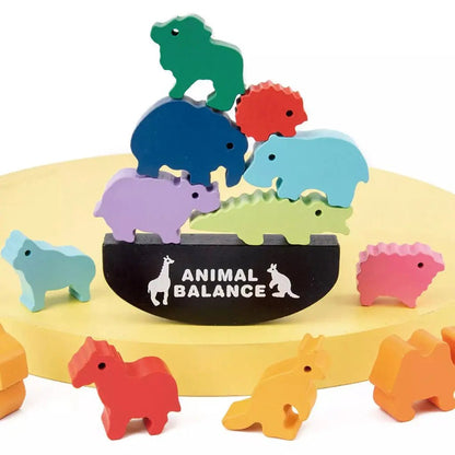 Animal Balancing Game | Wooden Animal Balance | Dinosaur Balancing Game