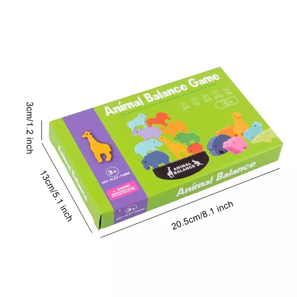 Wooden Dinosaur Balance- Fine motor skills toys