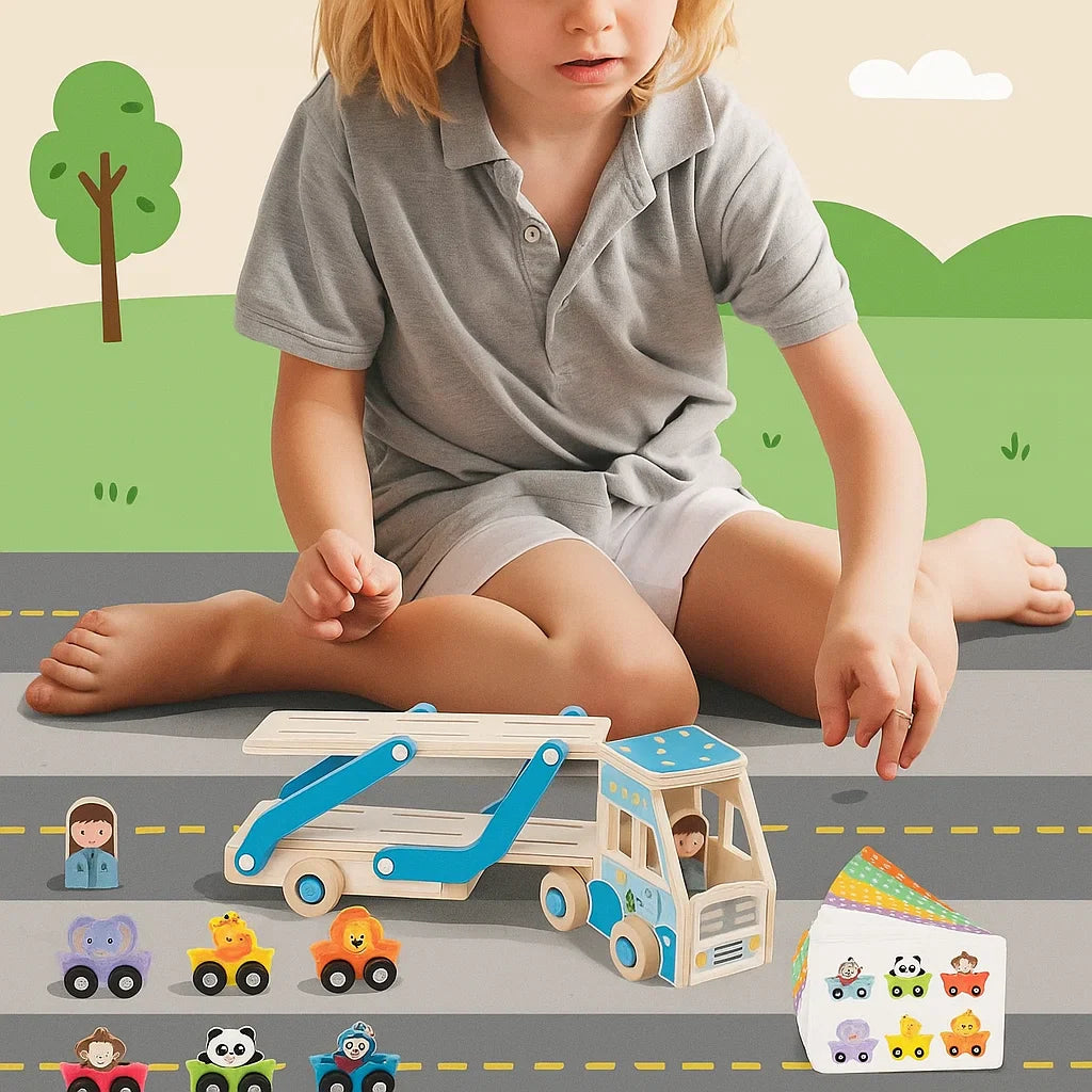 CargoMatch – Créatif & Éducatif – Camion en bois