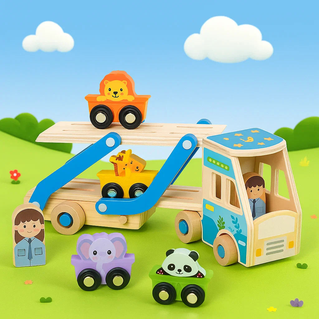 CargoMatch – Créatif & Éducatif – Camion en bois