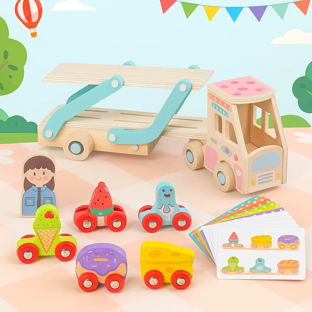 CargoMatch – Créatif & Éducatif – Camion en bois