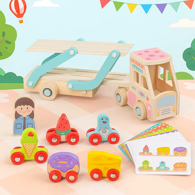 CargoMatch – Créatif & Éducatif – Camion en bois