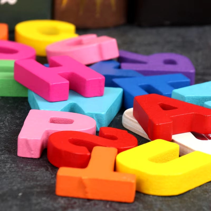 3d Wooden Board - Lowercase Alphabet
